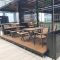 Procter & Gamble | Product Seen: [Fossil Outdoor Bench – No Back, Fossil Outdoor Armchair & Fossil Outdoor Dining Table - W1400]